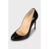 Patent leather stilettos