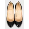 Patent leather stilettos
