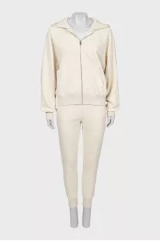 Tracksuit with embroidered logo