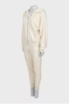 Tracksuit with embroidered logo