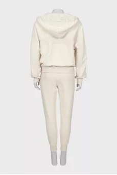 Tracksuit with embroidered logo