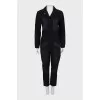 Jumpsuit with patch pockets