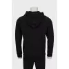 Men's hoodie with signature print