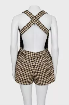 Houndstooth jumpsuit