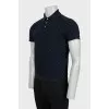 Men's polo shirt with signature print