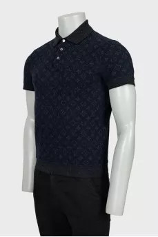 Men's polo shirt with signature print