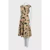 Slim fit print dress