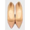 Patent leather pumps