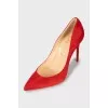 Pointed Toe Suede Pumps