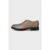Men's leather lace-up brogues