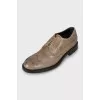 Men's leather lace-up brogues
