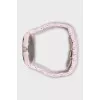 Pink ceramic watch