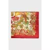 Printed silk scarf