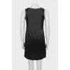 Silk dress decorated with lace