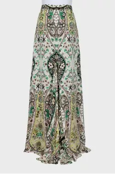 Floral maxi skirt