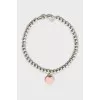 Silver bracelet with pendant