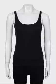 Ribbed Fitted Tank