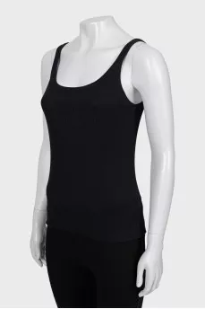 Ribbed Fitted Tank