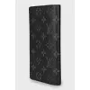 Canvas wallet with signature print