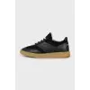 Men's sneakers made of suede and leather