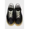 Men's sneakers made of suede and leather