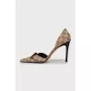 Signature print heels