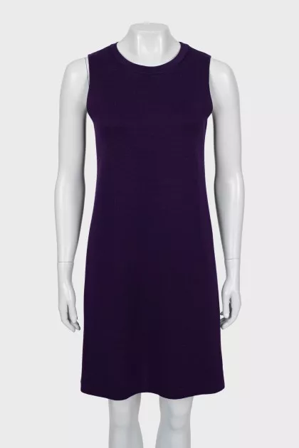 Knitted A-line dress