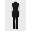 Wool suit with vest