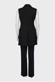 Wool suit with vest