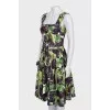 Slim fit sundress in floral print