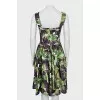 Slim fit sundress in floral print