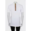 White T-shirt with text print