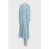 Floral silk maxi dress