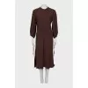 Vintage button down midi dress
