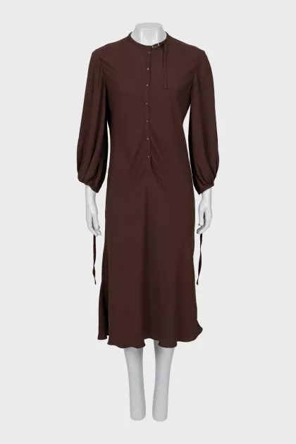 Vintage button down midi dress