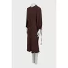 Vintage button down midi dress