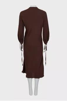 Vintage button down midi dress
