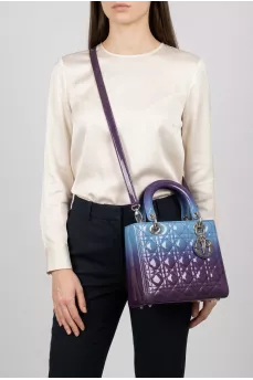 Сумка Lady Dior в принт градиент