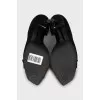 Textile shoes with decor