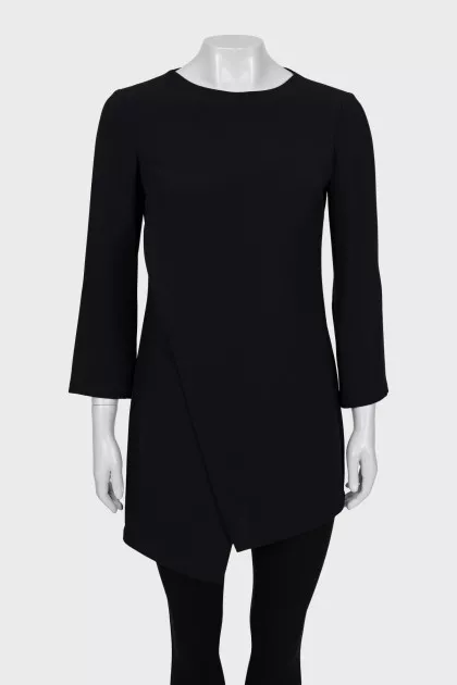 Long asymmetrical blouse