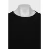 Long asymmetrical blouse