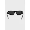 Rectangular sunglasses with logo