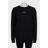 Black oversized sweatshirt