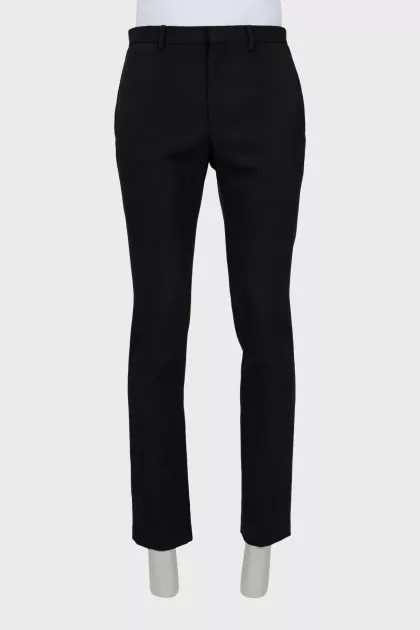 Men's wool trousers with arrows