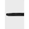 Men's belt with embossed leather