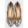 Animal print heels