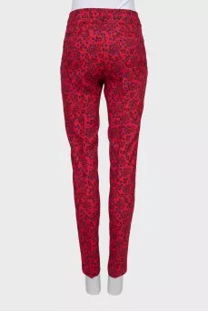 Paisley trousers with arrows