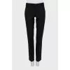 Tapered wool trousers