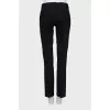 Tapered wool trousers
