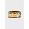 Gold ring with a pattern